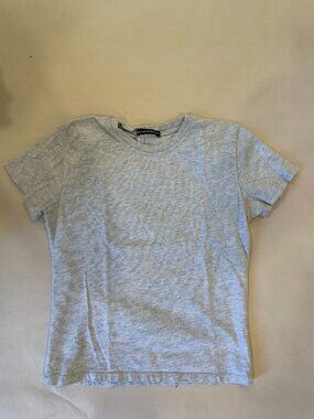 Brandy Melville Grey Cotton T Shirt